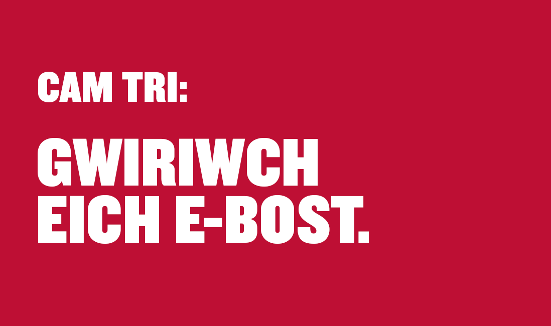 White text on a red background that reads 
