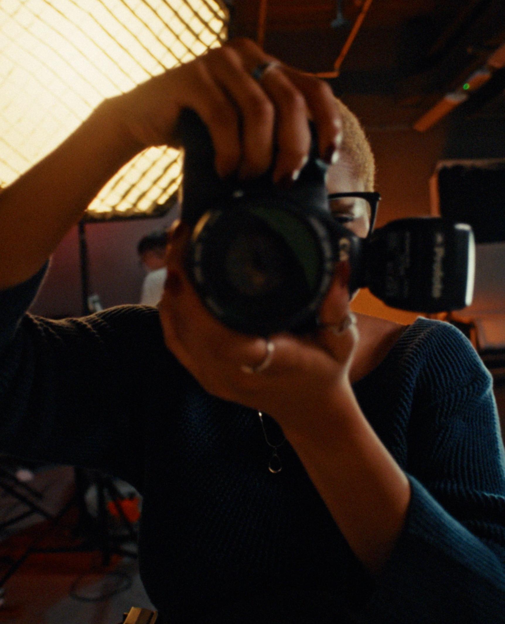 Photography student