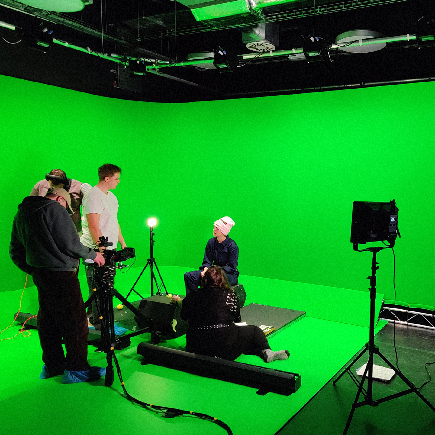 Cardiff facilities green screen