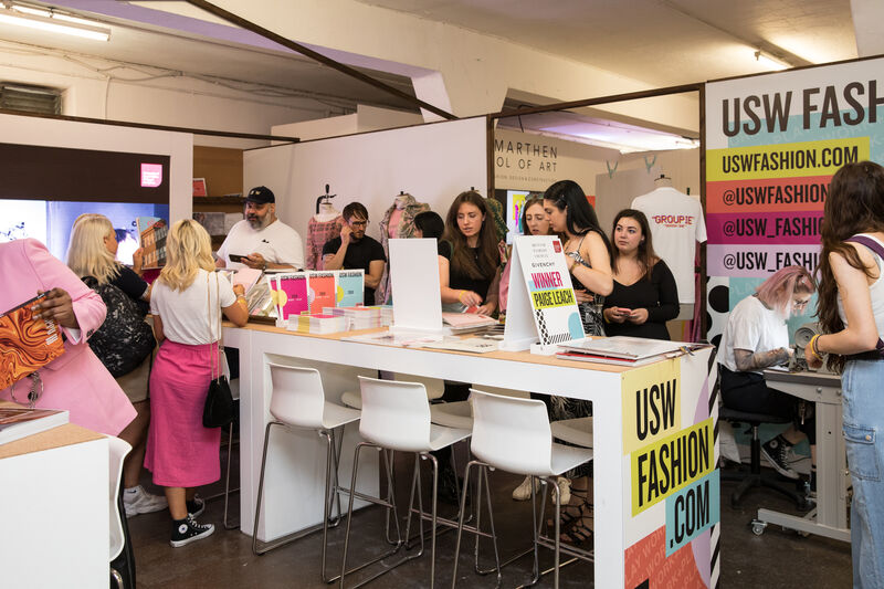 Students and graduates at the USW Graduate Fashion Week 2019.