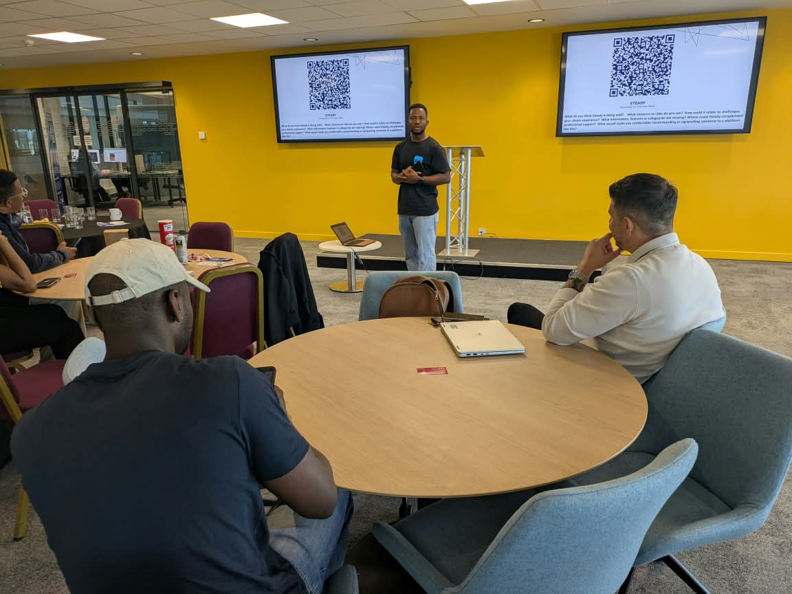 The launch of the Steady app.