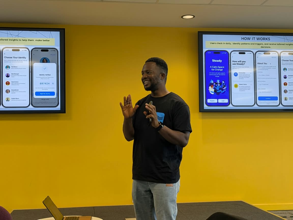 The launch of the Steady app.