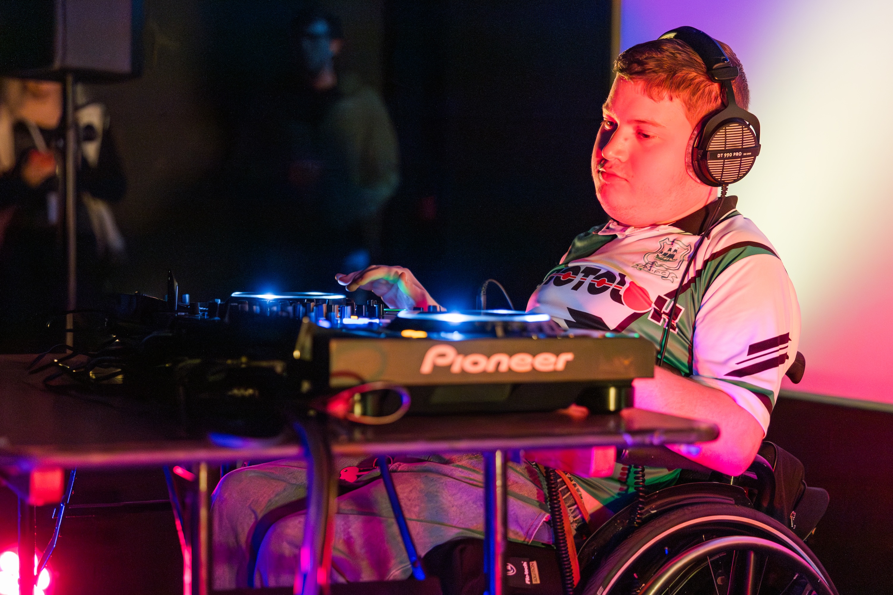 Student working at Immersed Festival