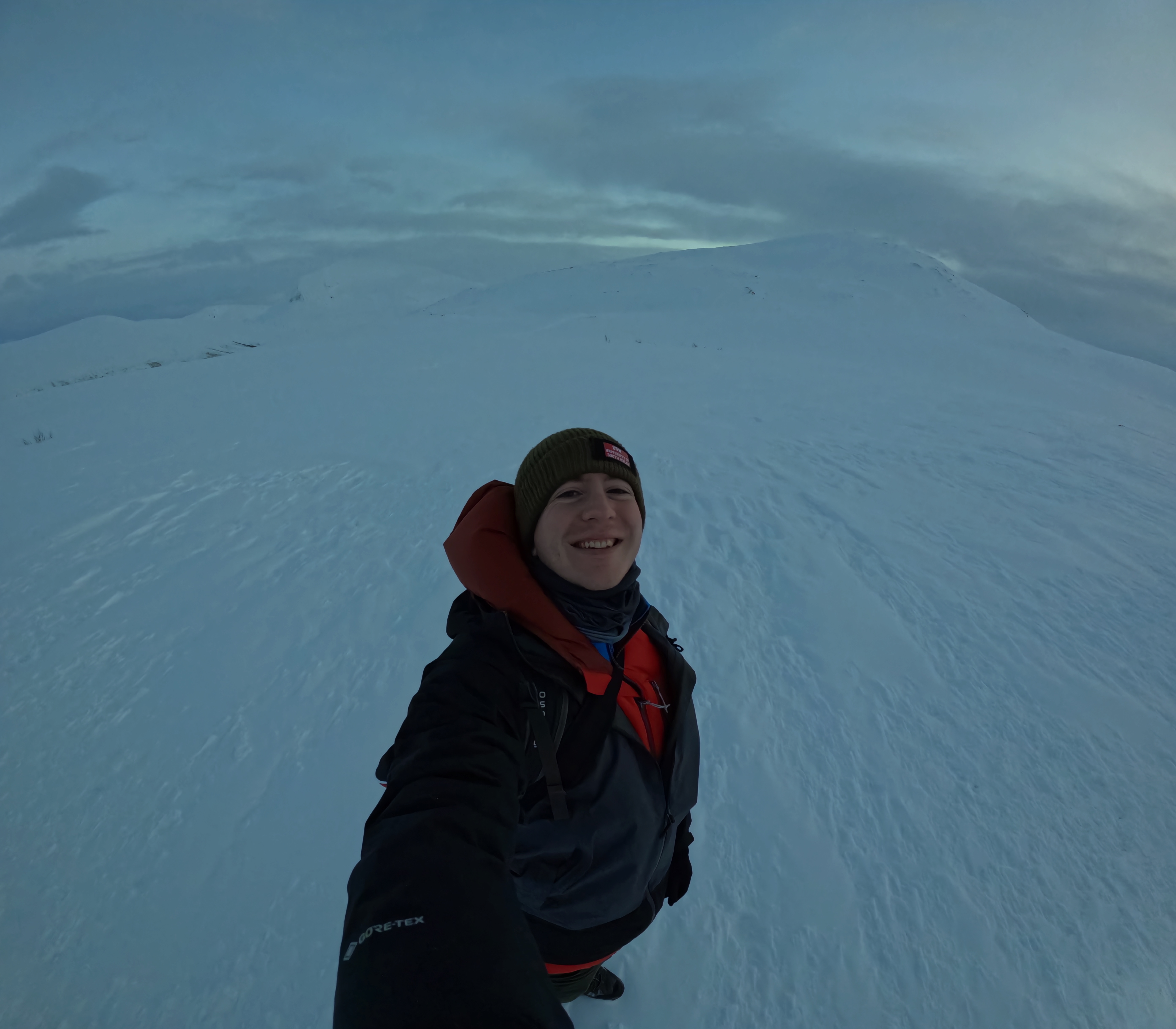Student in the arctic