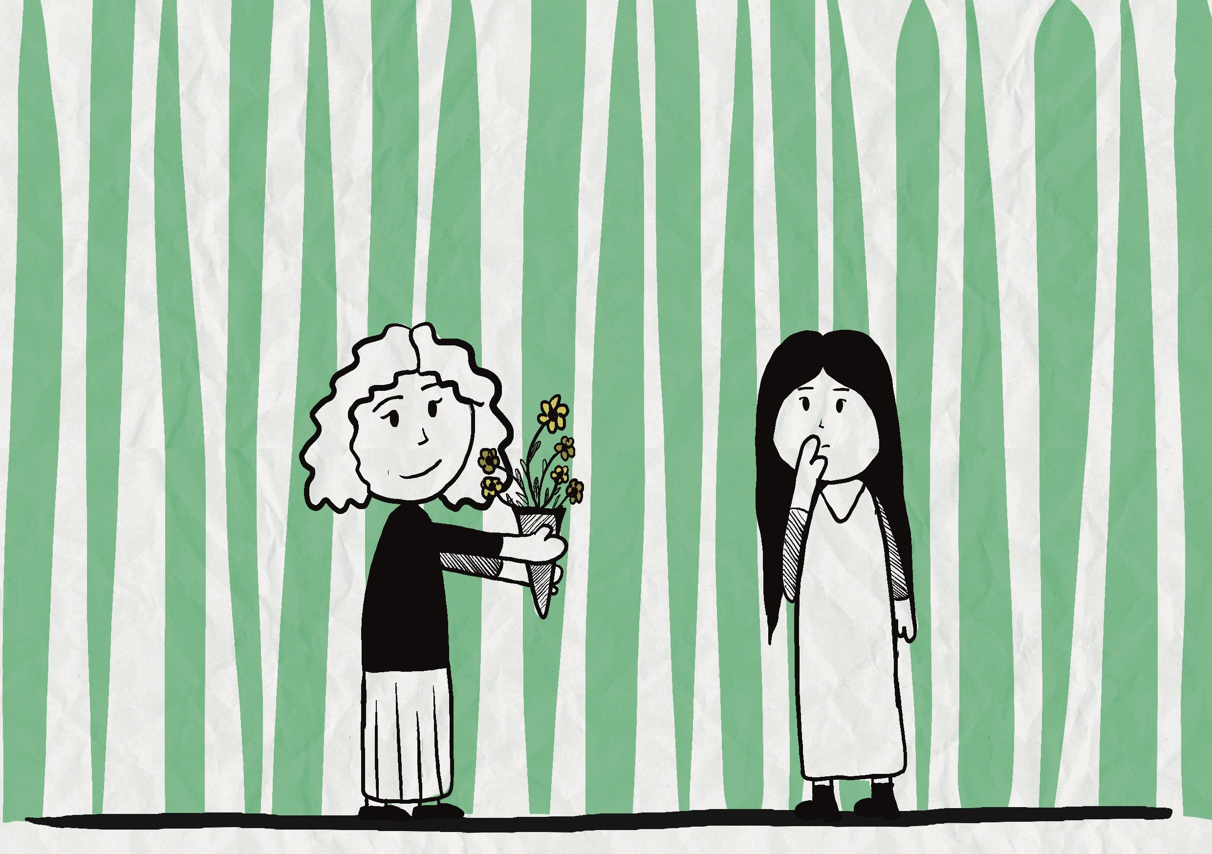 Illustration student art work for Gradfest 2024