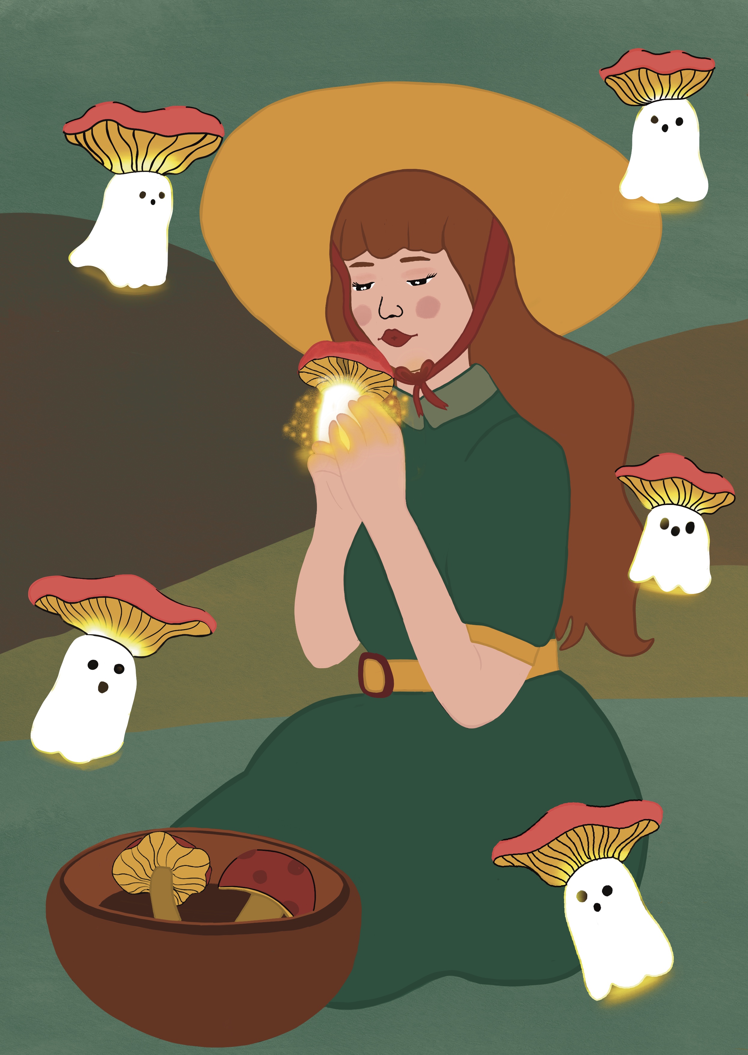 Illustration student art work for Gradfest 2024