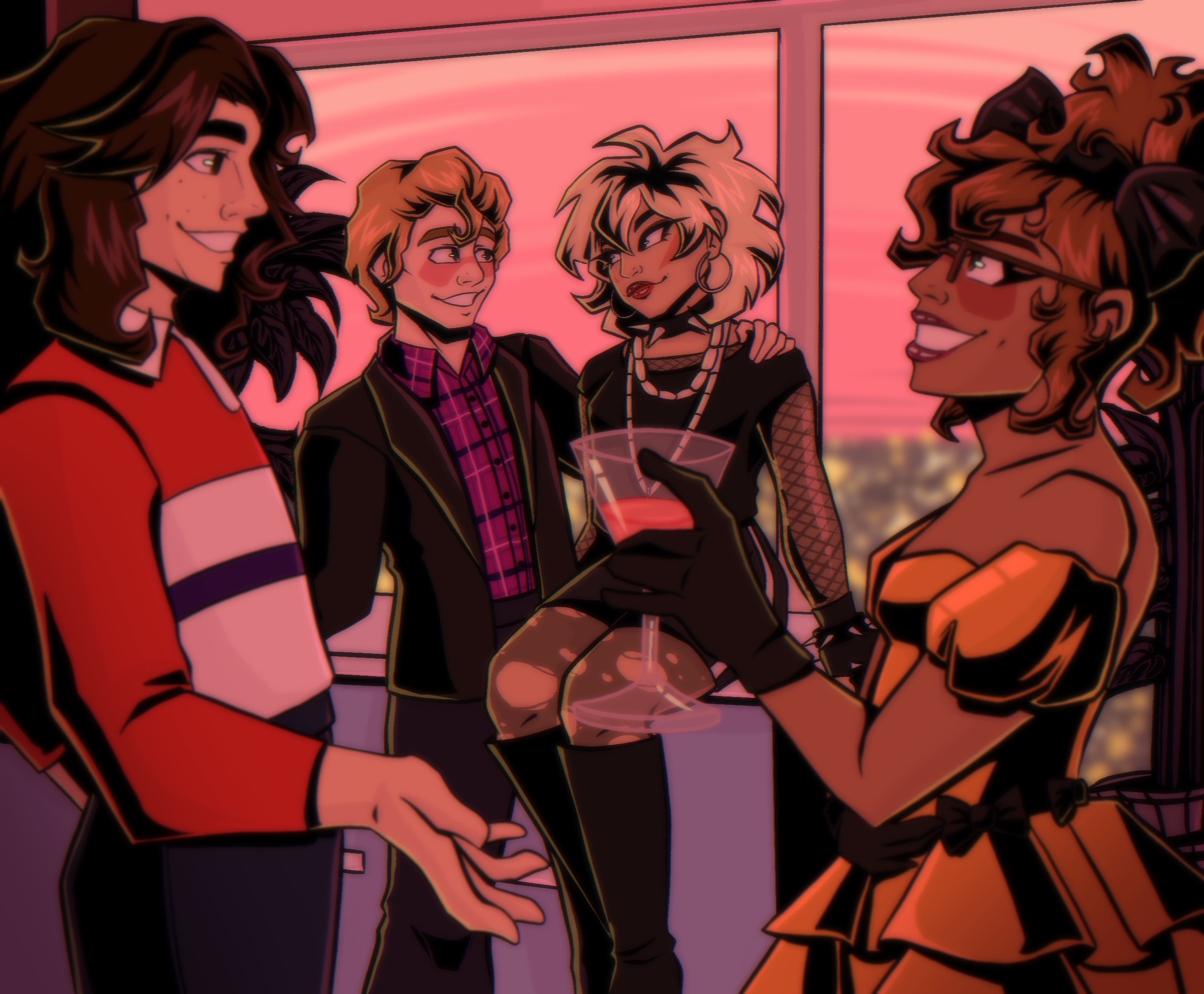 Illustration student art work for Gradfest 2024