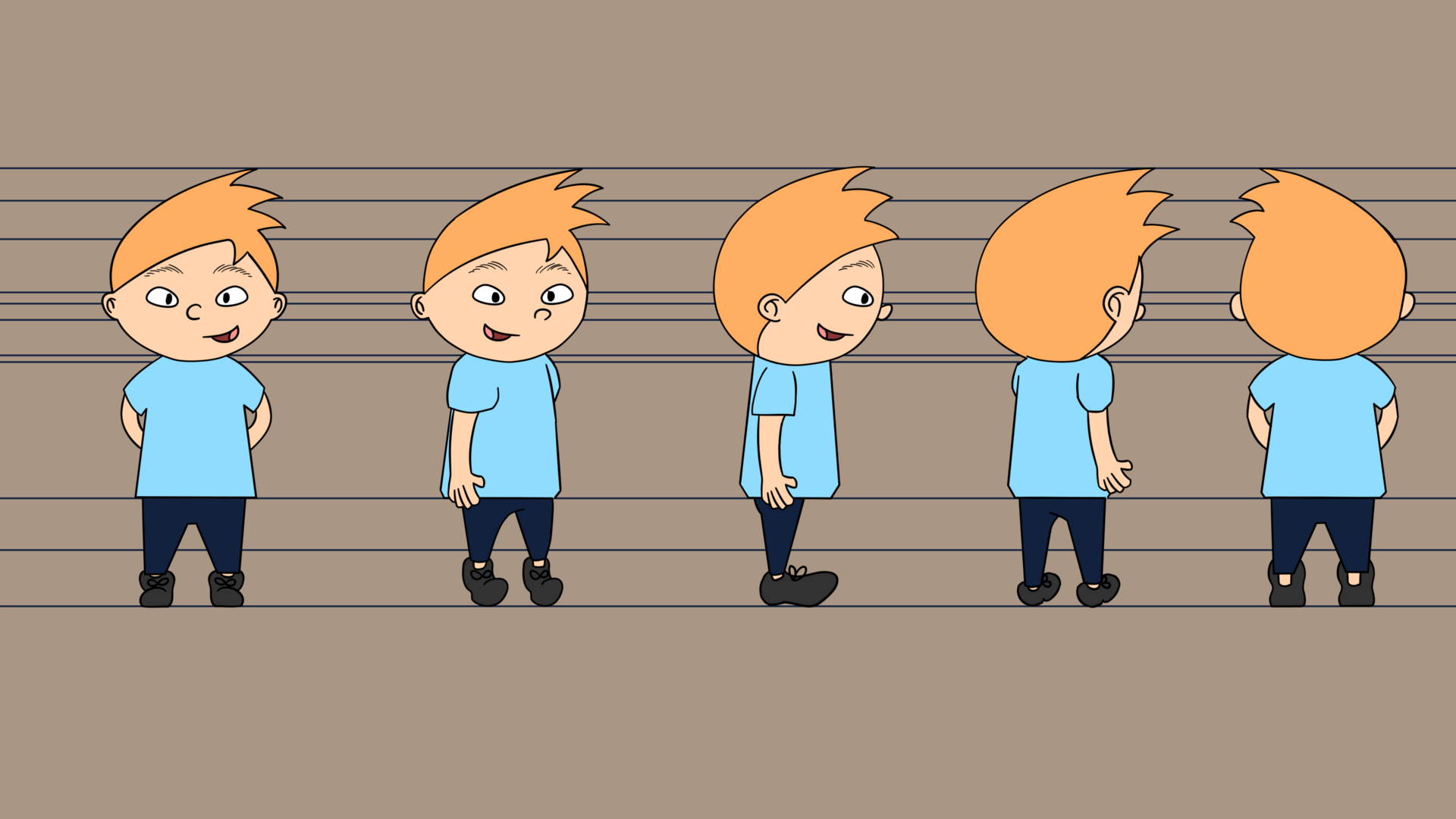 Student Tariz Baig 2d animation work