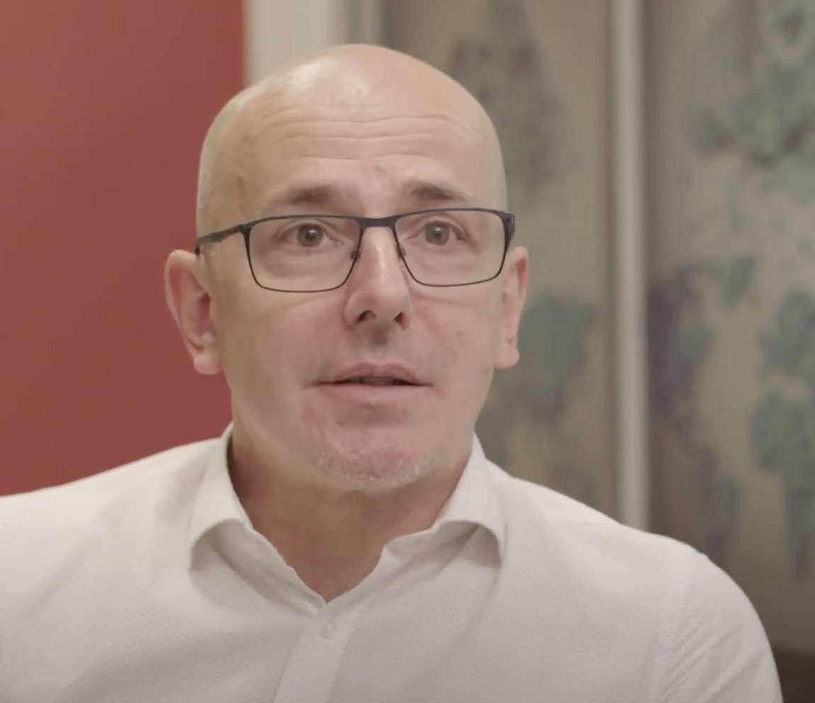 Professor Gareth White talks to the camera