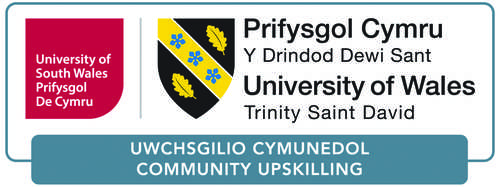 USW UWTSD COMMUNITY UPSKILLING LOGO