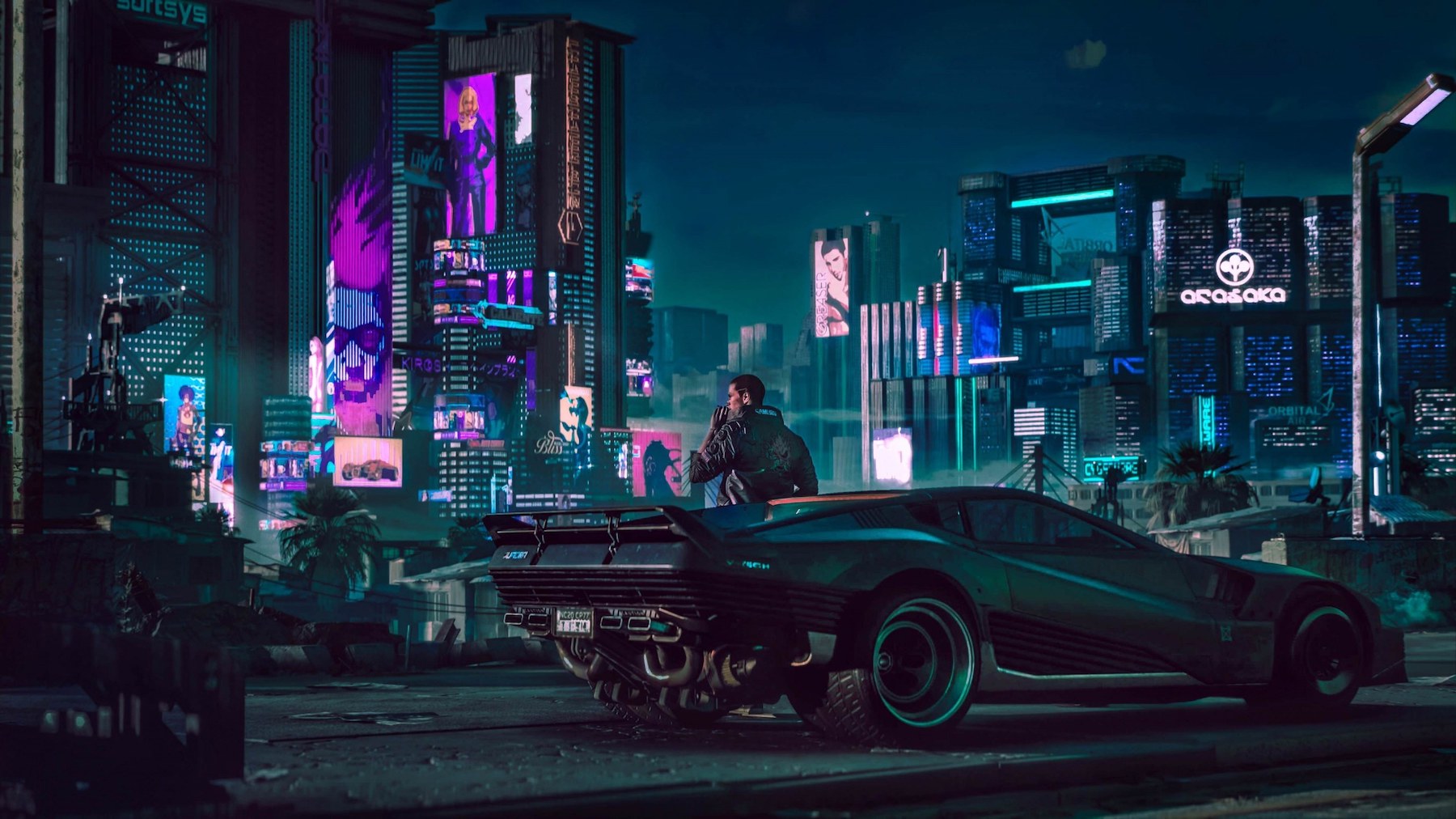 A screenshot from Cyberpunk 2077