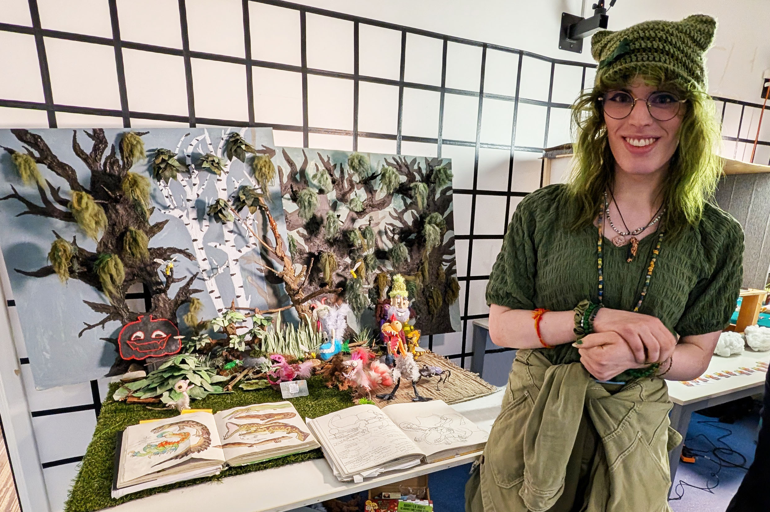 Work by Stop Motion Animation student Olive Park